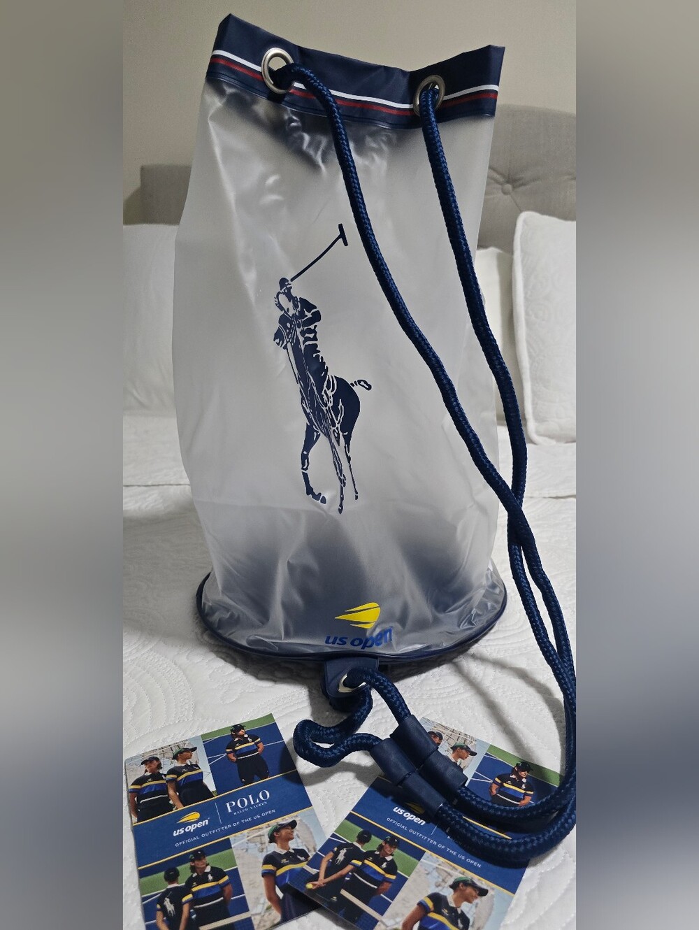 Polo Ralph Lauren US OPEN Tennis  Drawstring Duffle Bag